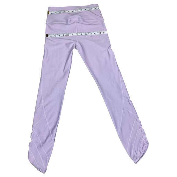 Under Armour Womens Compression Leggings Small HeatGear Lavender Purple - Picture 5 of 6